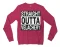 Straight Outta Velachery Men/Unisex Long Sleeve Sweatshirt in Heather Sport Dark Maroon Color